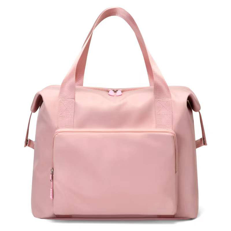wholesale foldable small travel pink duffle bag for men and women 15 inch lightweight luggage duffel