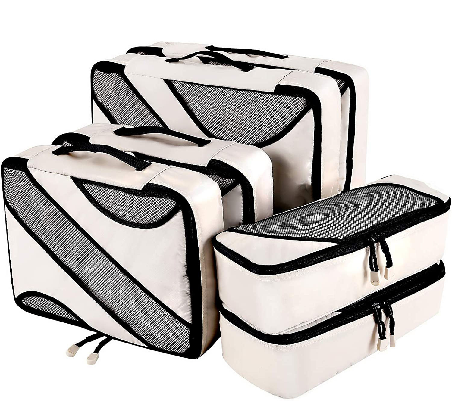 6 Set Packing Cubes 3 Various Sizes Travel Luggage Packing Organizers Bag Travel Bag Organizer For Clothing Shoes