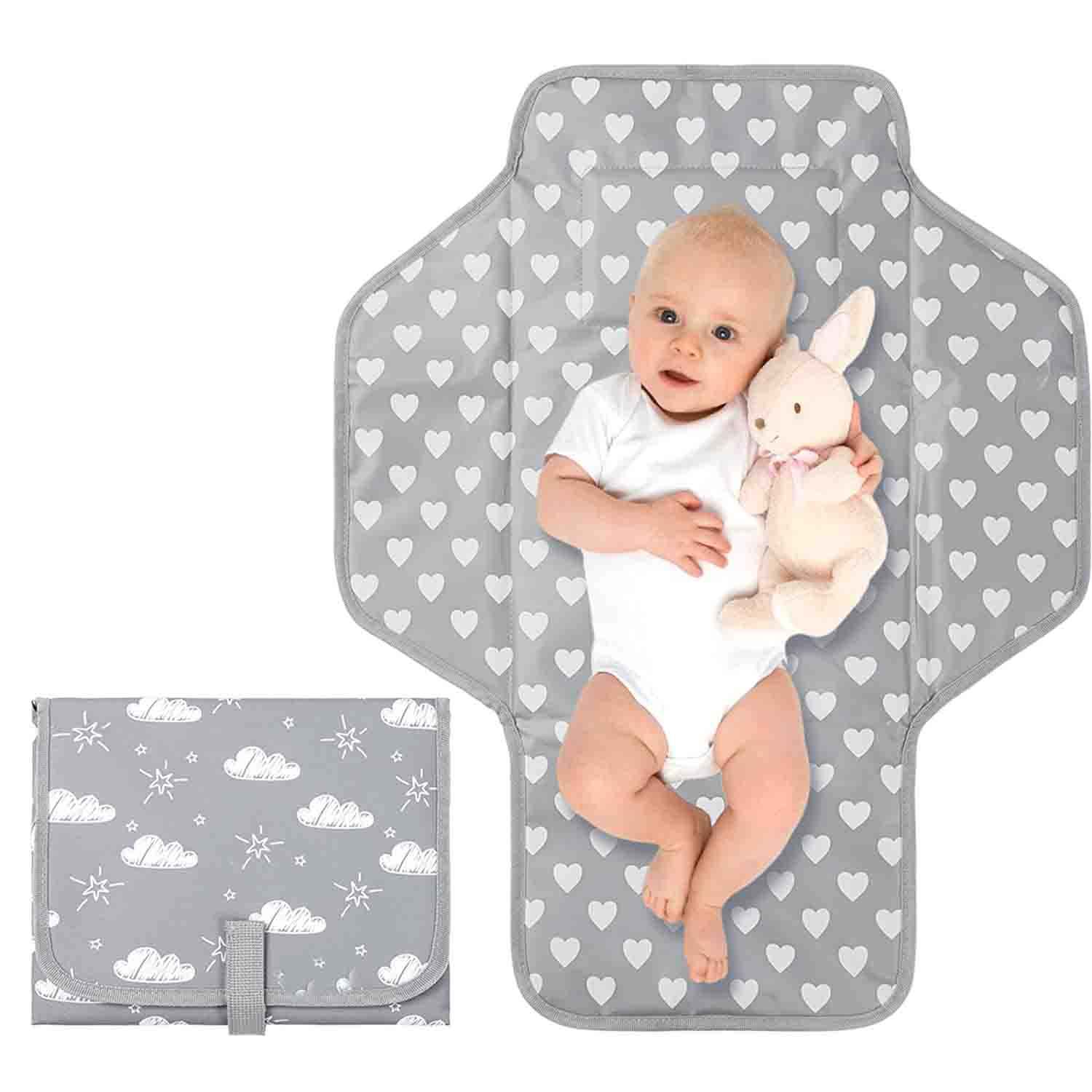 Luxury Soft Reusable Table Foldable Travel Portable Baby Mat Waterproof Changing Pad Cover