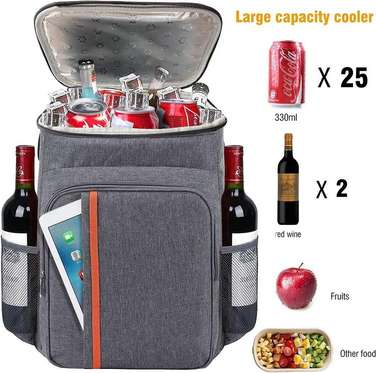 Leakproof large capacity insulated soft sided waterproof wholesale outdoor picnic custom backpack cooler