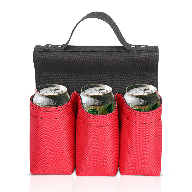 Factory custom cold beer tote bag 6 bottles of wine cooler bag