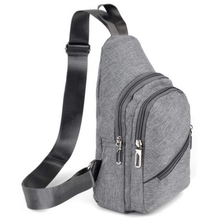 OEM Quality Chest Bag Men's Messenger Shoulder Bag Wear-resist Sling Cross Body Satchel Daypack with Strap