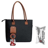 Custom Logo Beach Travel Thermal Wine Insulated Tote Carrier Bags Picnic Wine Cooler Bag with Hidden Dispenser