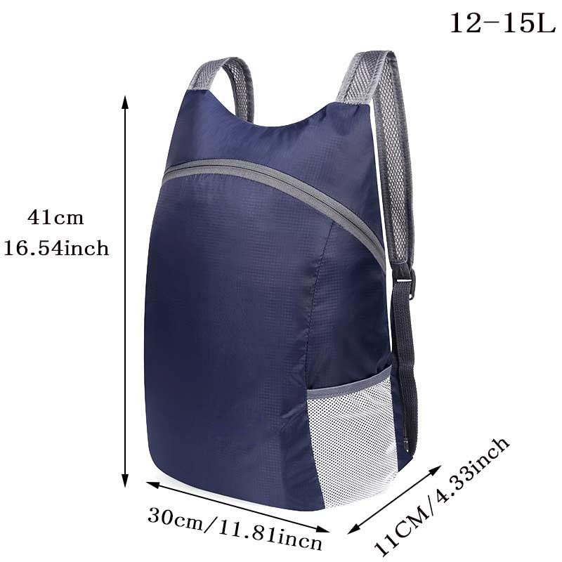 Waterproof Foldable Backpack Daypack Light Rucksack Bag Foldable Waterproof Sports Hiking Backpack Casual Daypack