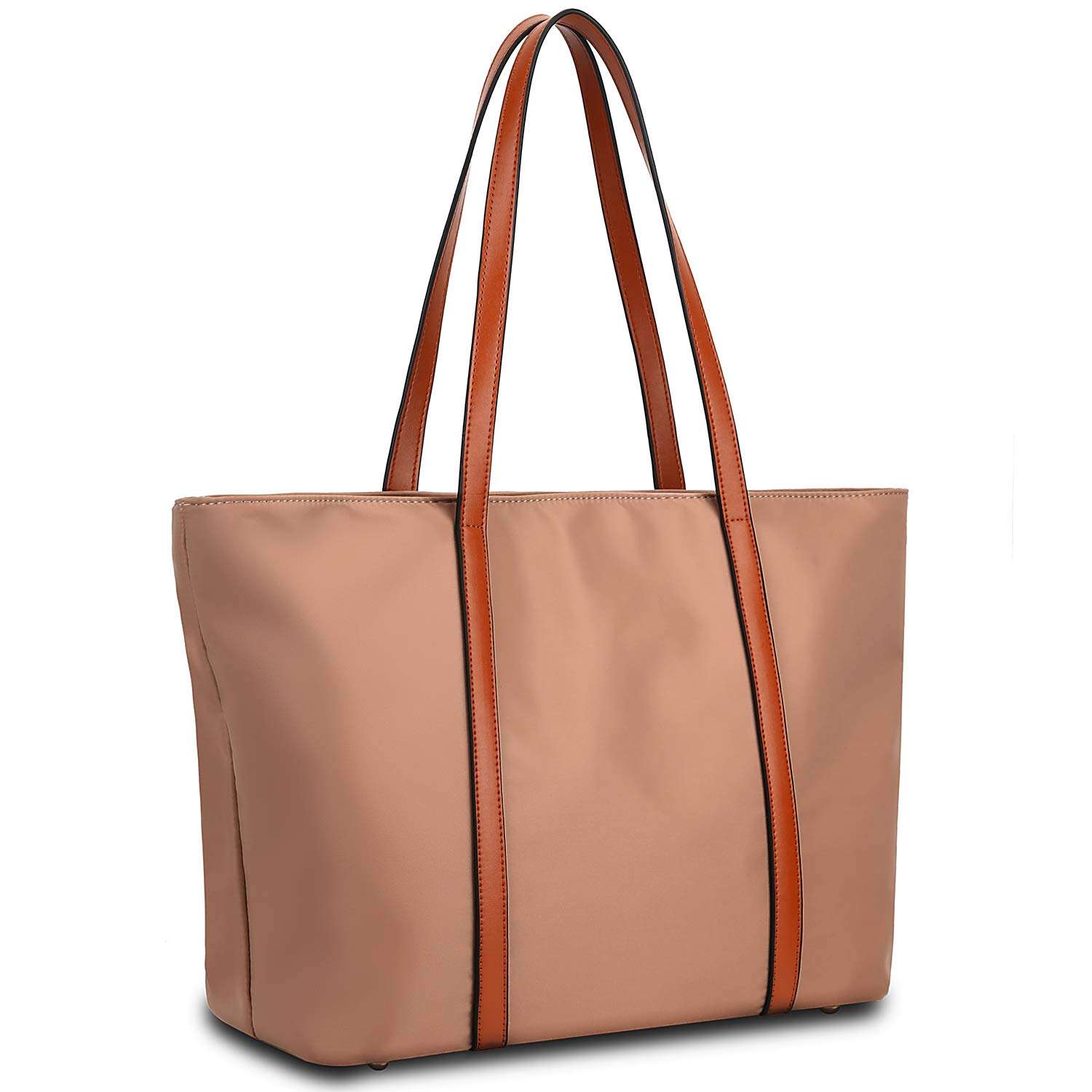 15.6 inch Women's Tote Bag Women's Oxford Large Capacity Work fit Women Leather Nylon Shoulder Bag
