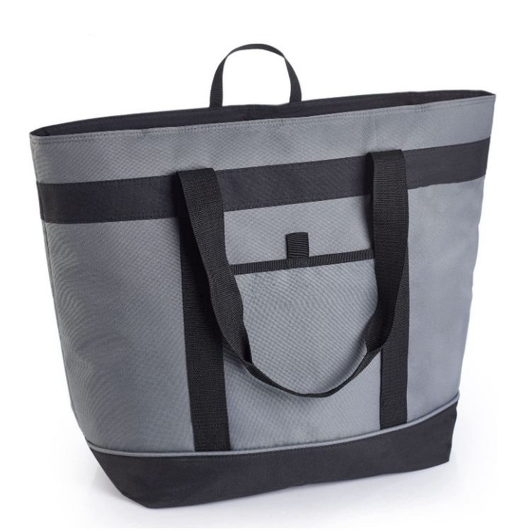 Portable large pizza delivery bag with thermal foam insulation premium quality soft lunch grocery beach tote cooler bag