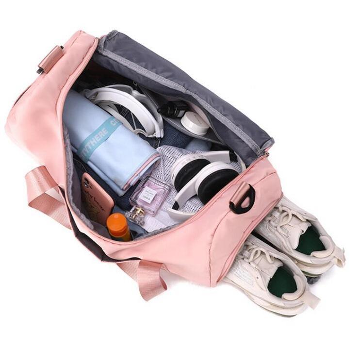 Fashionable large dance yoga duffel bag gym handbag weekend overnight women luggage duffle travel sport bag