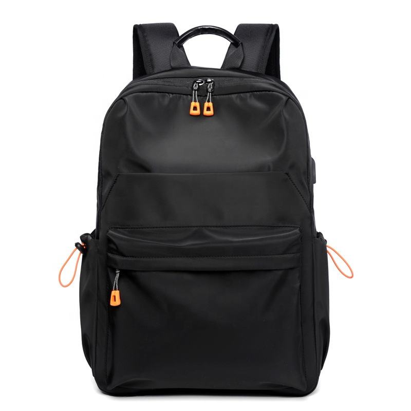 Ready to ship Waterproof PU leather vegan leather backpack with laptop