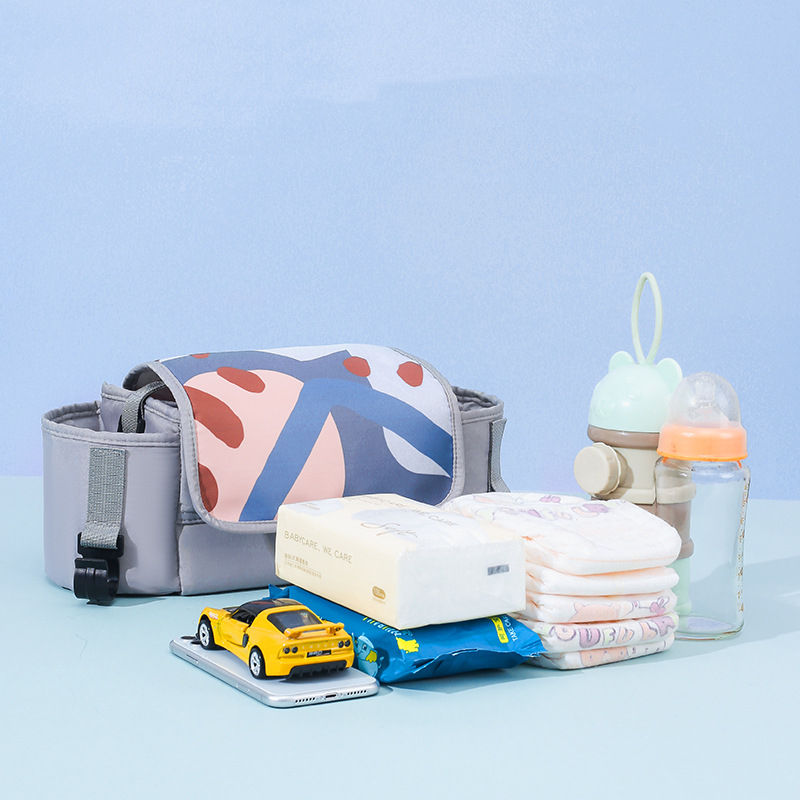 Universal Baby Stroller Organizer Mom Baby Diaper Storage Bag Large Space Nappy Organizer
