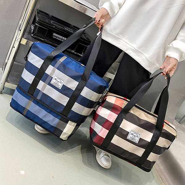 Wholesale Custom Logo Overnight Duffle Tote Bags Women Sports Travel Bag Duffel Bag with Compartment