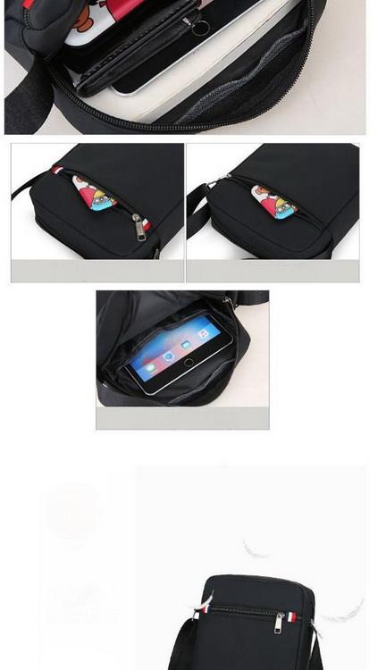 Promotion mens sling bag wholesale waterproof PU leather shoulder crossbody messenger bags custom logo