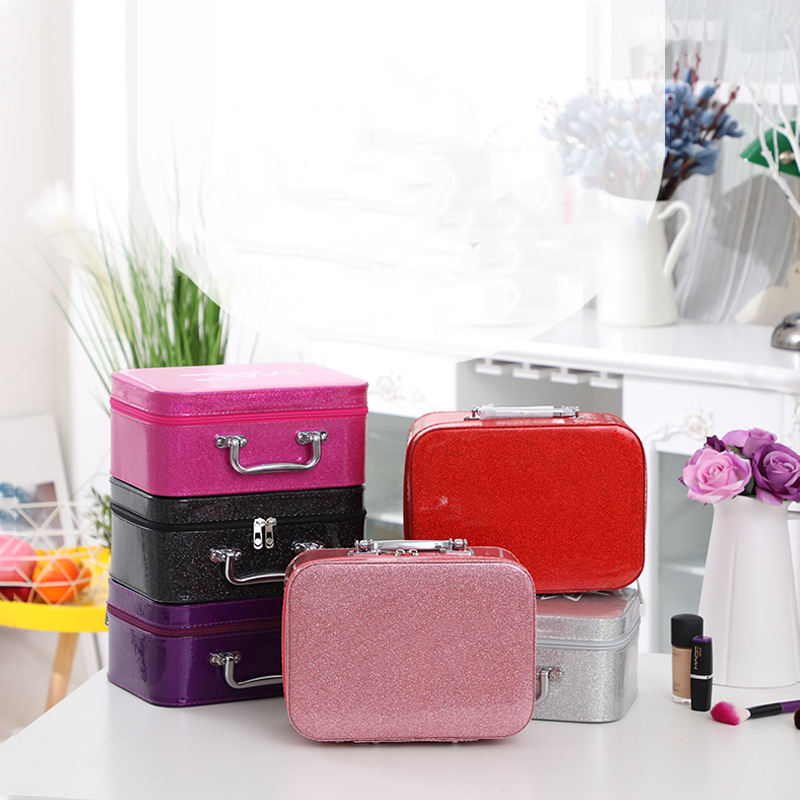 Custom logo customize foldable premium durable china factory made travel cosmetic bag pu leather make up pouch