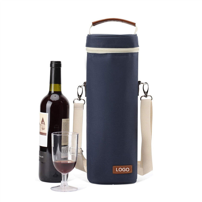 Customizable logo wholesale water resistance portable hand held sling insulated wine bottle beer tote bag with cooler bags