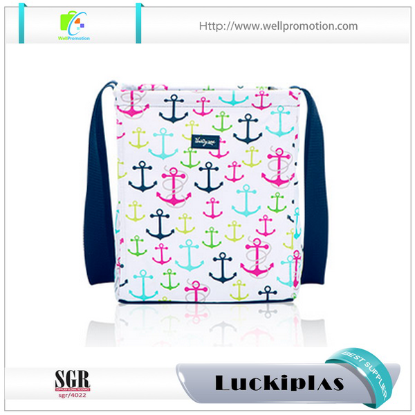 Custom printed standard size collapsible utility Tote bag