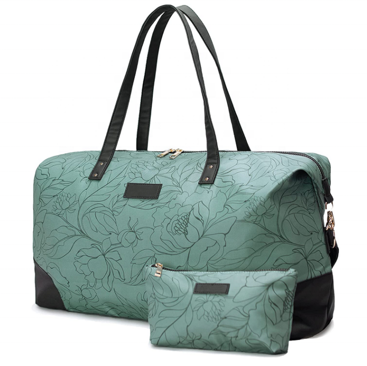 customized printing luxury quality gym duffel bag workout weekend sports dance travel gym bags for women