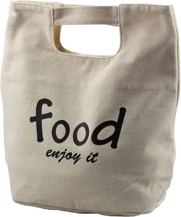 Wholesale recycled cotton canvas insulated reusable lunch thermal eco friendly cooler bag portable storage bags