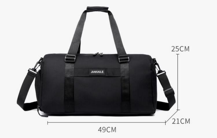 Large Capacity Custom Outdoor Travel Men's Weekend Duffel Sport Bag Gym Duffle Bag Shoulder with Wet Dry Compartment