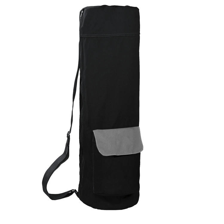 Exercise Yoga Mat Carrier Full-Zip Yoga Carry Bag with Pockets and Adjustable Strap
