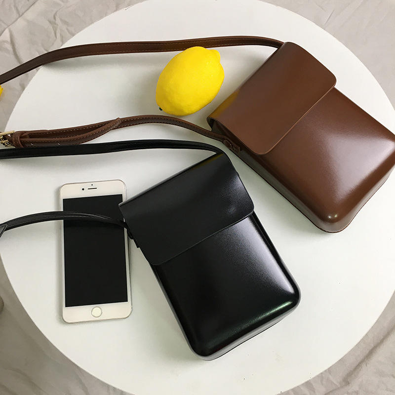 Small Crossbody Phone Bag for Women Ladies Leather Cellphone Shoulder Purses Fashion Travel Designer Neck Wallet