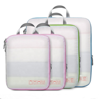 Lightweight Ripstop Compression Packing Cubes 4 Pack Wholesale Expandable Luggage Storage Packing Cubes