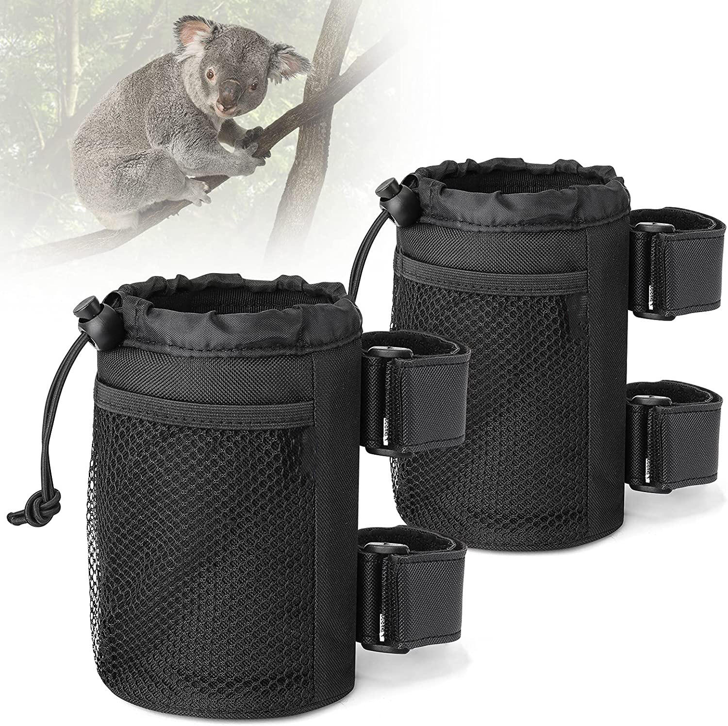 Amazon Hot luggage travel drink bag cup holder Pouch Travel Cup Holder Thermal Insulation Reusable Drink Carrier